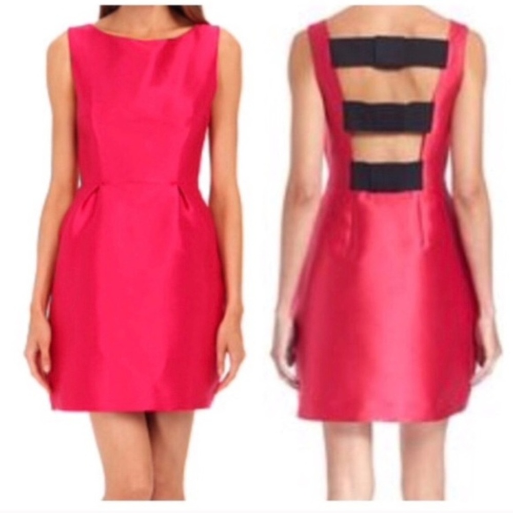 Kate Spade flirty bow back dress size 4